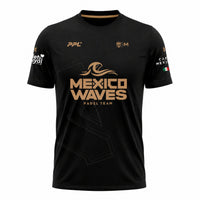 Jersey Oficial 1ª Equipación Mexico Waves negro — frente hombre