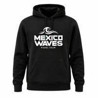 Hoodie Mexico Waves negro — frente