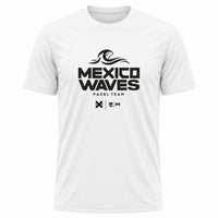 Playera Subete a la Ola Mexico Waves Blanco frente
