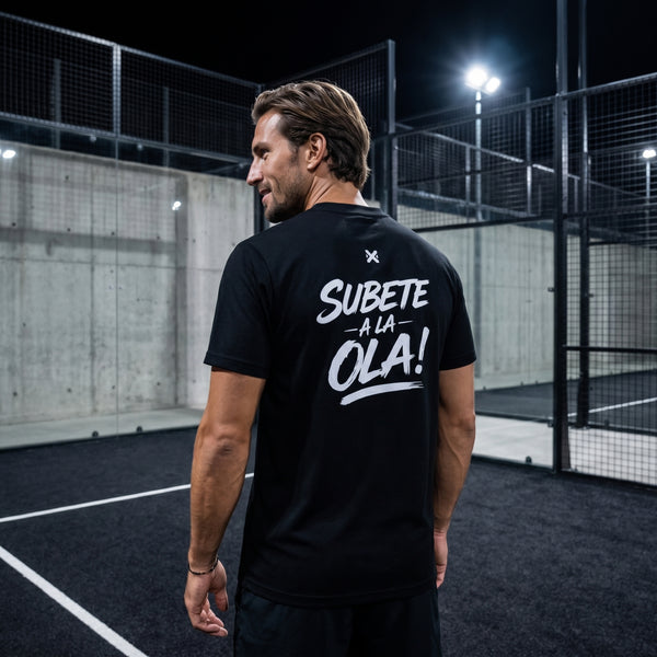 Playera Súbete a la Ola · Negro